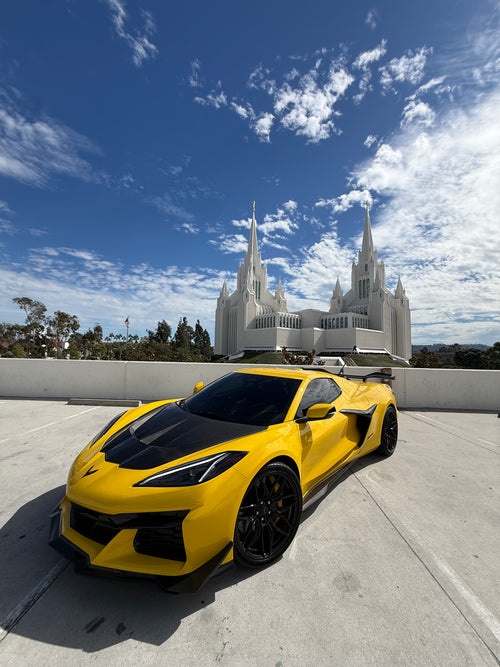 C8 CARBON ST HOOD