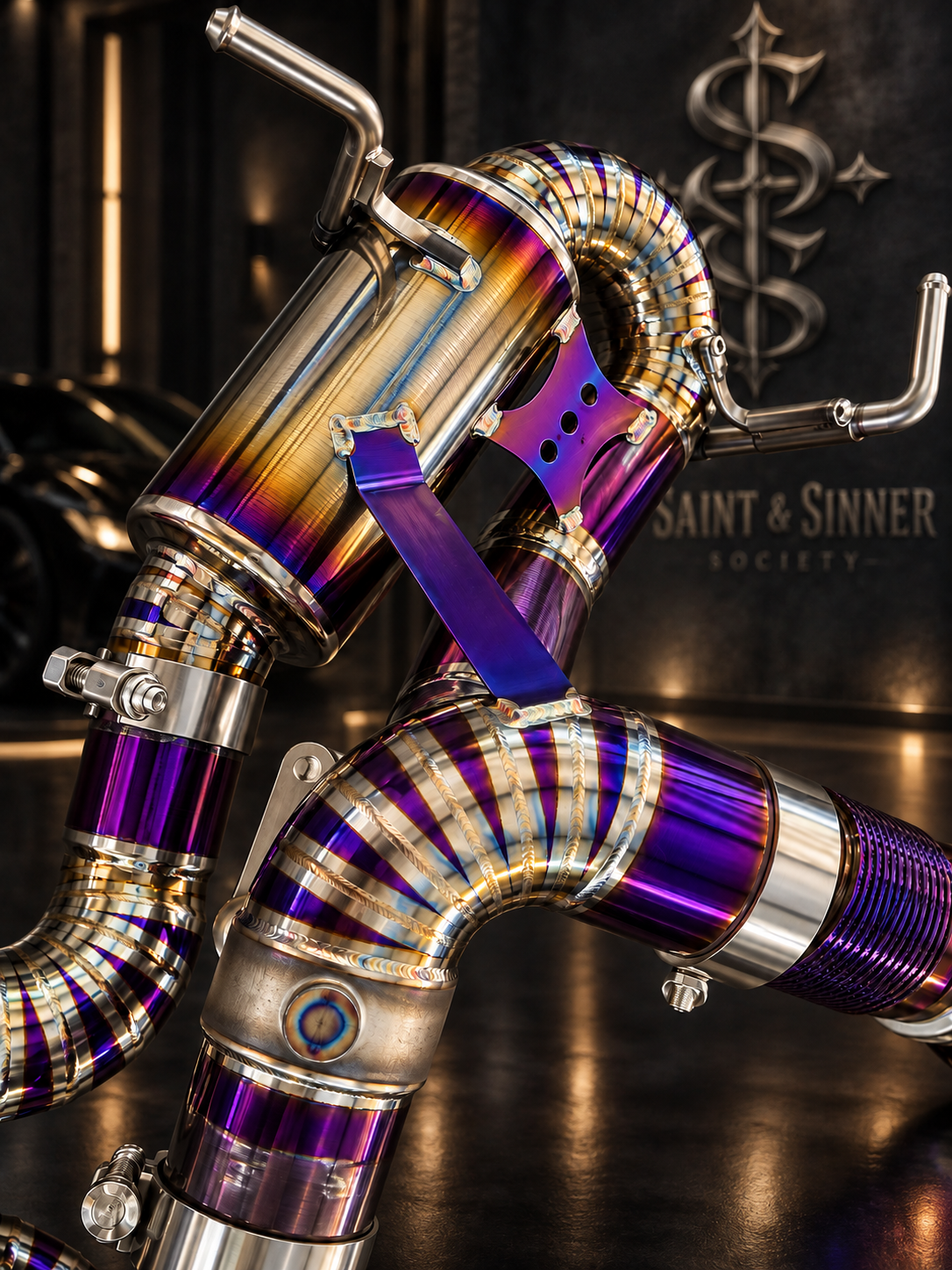 S&S C8 Z06 F1 Titanium Cat-Back Exhaust +HFC