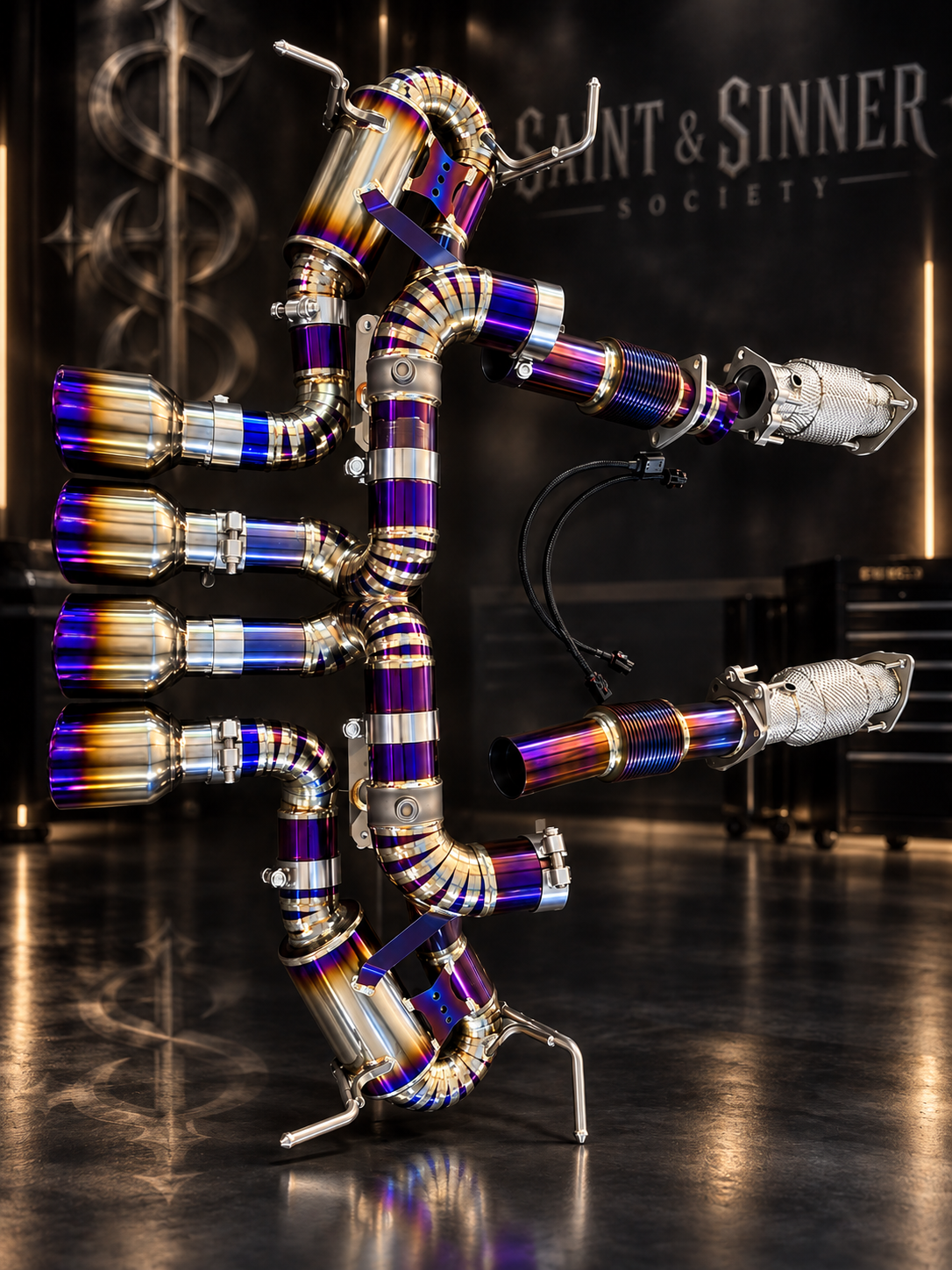 S&S C8 Z06 F1 Titanium Cat-Back Exhaust +HFC