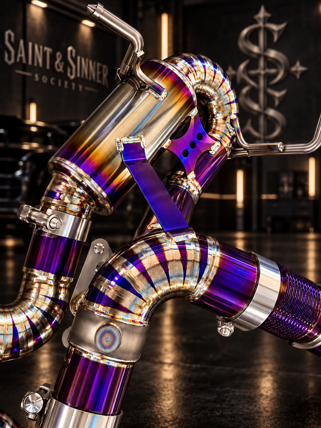 S&S C8 Z06 F1 Titanium Cat-Back Exhaust +HFC